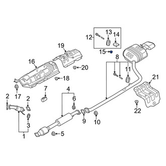 Kia OE - Bumper Impact Bar Nut