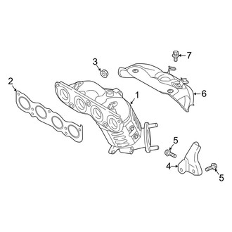 Kia OE - Exhaust System - Manifold (FULL HYBRID EV-GAS (FHEV) / PLUG-IN HYBRID EV-GAS (PHEV))