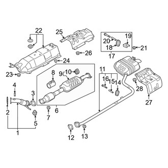 Kia OE - Exhaust System - Exhaust Components