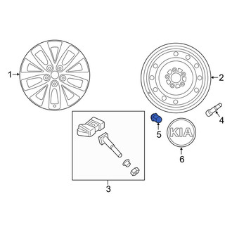 Kia OE - Wheel Lug Nut