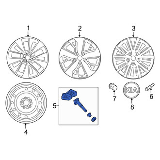 Kia OE - Tire Pressure Monitoring System (TPMS) Sensor