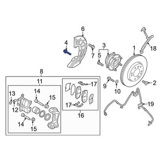 Kia OE - Axle Hub Mounting Bolt