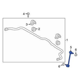 Kia OE - Front Left Suspension Stabilizer Bar Link