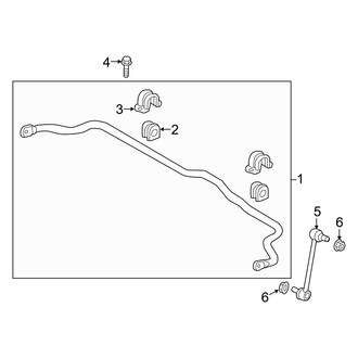 Kia OE - Front Suspension - Stabilizer Bar & Components (EX / LX / LX 1.6T / SX / SX Limited)