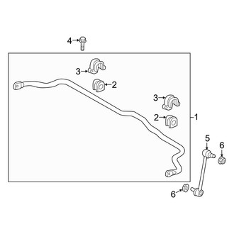 Kia OE - Front Suspension - Stabilizer Bar & Components (Hybrid EX / Hybrid Premium / Plug-In Hybrid EX)
