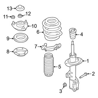Kia OE - Front Suspension - Struts & Components (Hybrid EX / Hybrid Premium / Plug-In Hybrid EX)