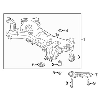 Kia OE - Front Suspension - Suspension Mounting (EX / LX / LX 1.6T / SX / SX Limited)