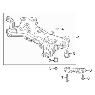 Kia OE - Front Suspension - Suspension Mounting (Hybrid EX / Hybrid Premium / Plug-In Hybrid EX)