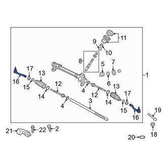 Kia OE - Inner Steering Tie Rod End