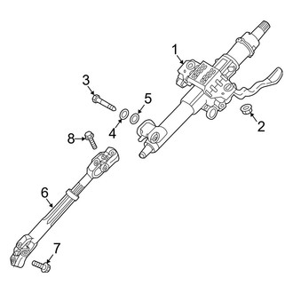 Kia OE - Steering Column Assembly (EX / LX / LX 1.6T / SX / SX Limited)