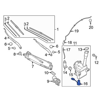 Kia OE - Washer Fluid Level Sensor