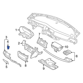 Kia OE - Instrument Panel Trim Panel Clip