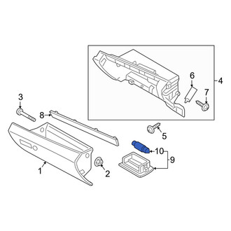 Kia OE - Front Glove Box Light Bulb