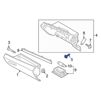 Kia OE - HVAC Temperature Control Panel Screw