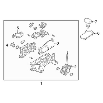 Kia OE - Center Console (Shifter), (EX / Hybrid / Hybrid EX / LX / SX / SX Limited)