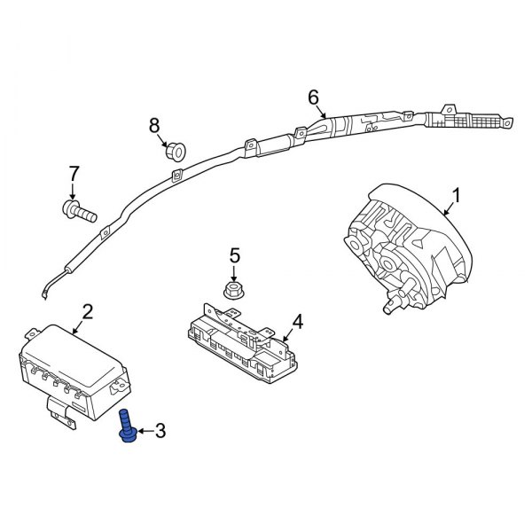 Instrument Panel Air Bag Bolt