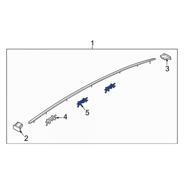 Roof Molding Clip