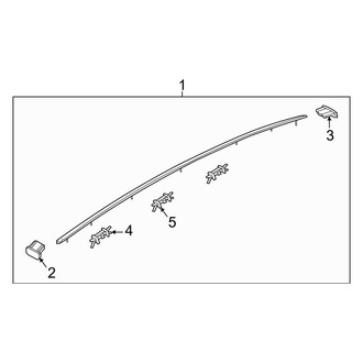 Kia OE - Roof - Exterior Trim (W/O Panoramic)