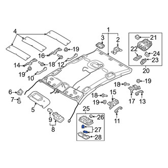 Kia OE - Map Light Bulb