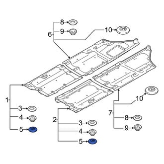 Kia OE - Radiator Support Splash Shield Washer