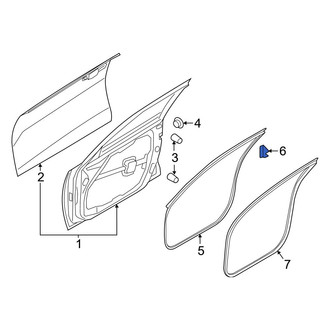 Kia OE - Door Seal Clip
