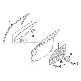 Kia OE - Door Panel Carrier Screw Cap
