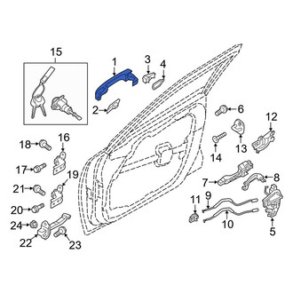 Kia OE - Rear Right Outer Exterior Door Handle