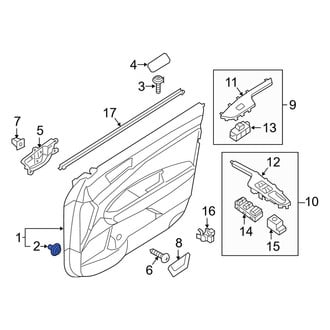 Kia OE - Door Interior Trim Panel Retainer