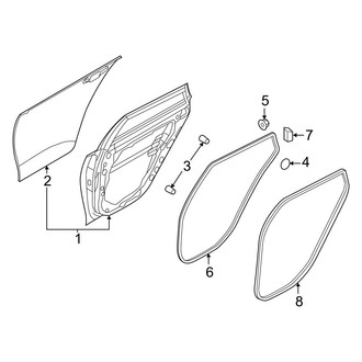 Kia OE - Rear Door - Door & Components