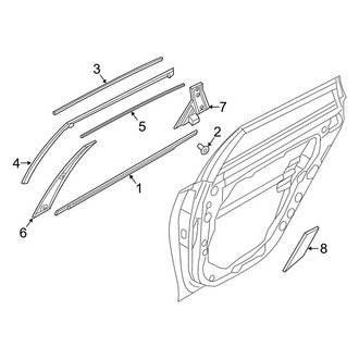Kia OE - Rear Door - Exterior Trim
