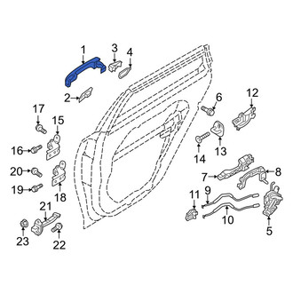 Kia OE - Rear Right Outer Exterior Door Handle