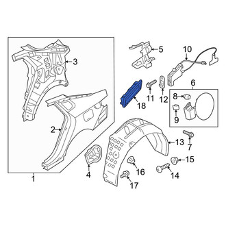 Kia OE - Rear Quarter Panel Vent