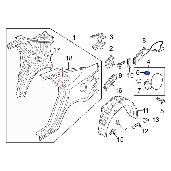 Fuel Door Bumper