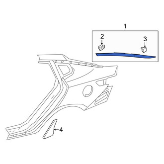 Kia OE - Rear Left Quarter Panel Reveal Molding