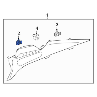 Kia OE - Upper Quarter Panel Trim Panel Clip