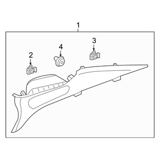 Kia OE - Quarter Panel - Interior Trim (Hybrid EX / Hybrid Premium / Plug-In Hybrid EX)