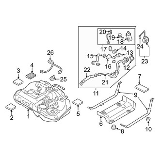 Kia OE - Fuel System Components (Fuel Tank & Filler)