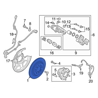 Kia OE - Rear Disc Brake Rotor