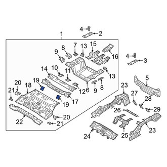 Kia OE - Center Right Floor Pan Reinforcement