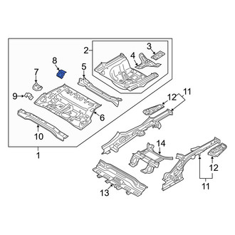 Kia OE - Rear Right Floor Pan Reinforcement