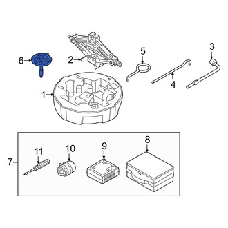 Kia OE - Spare Tire Bolt
