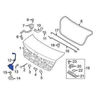 Kia OE - Rear Deck Lid Latch