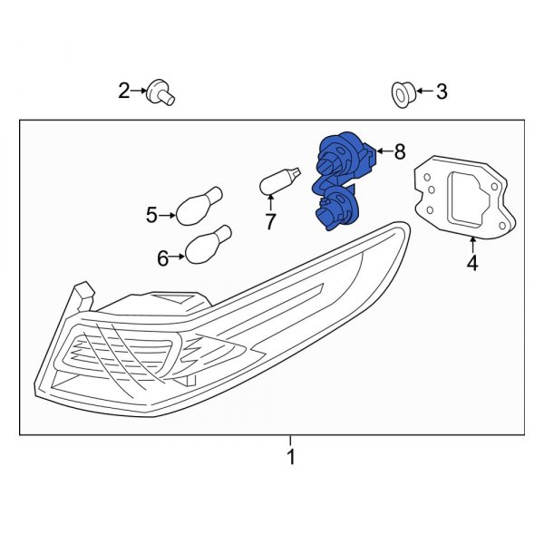 Tail Light Socket