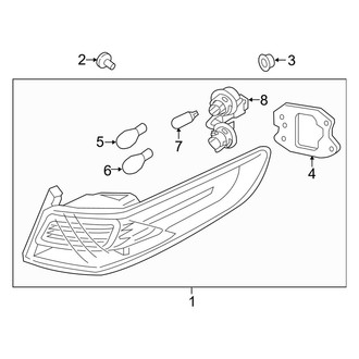 Kia OE - Rear Lamps - Tail Lamps (W/O LED)
