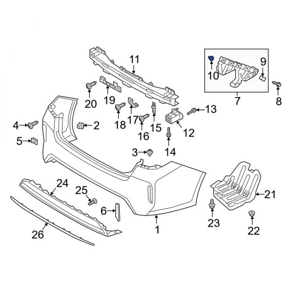 Bumper Cover Retainer