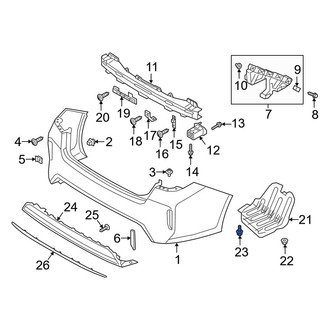 Kia OE - Lower Bumper Cover Nut