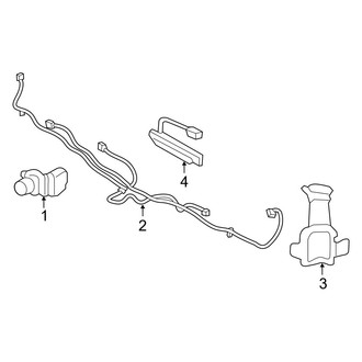 Kia OE - Rear Bumper - Bumper & Components (Sensors & Electrical), (EX / LX / LX 1.6T / SX / SX Limited)