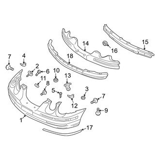 Kia OE - Front Bumper - Bumper & Components