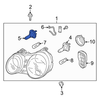 Kia OE - Front Headlight Bulb