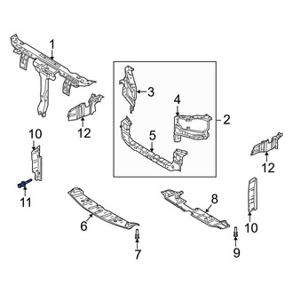 Kia OE - Radiator Support Air Deflector Bolt